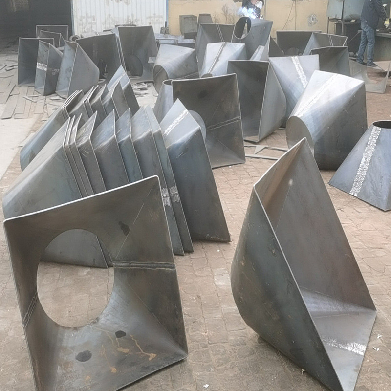 热销通风管道方变圆镀锌排风方转圆管道转道圆管转接口天圆