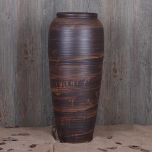 复古陶瓷土陶盆多肉花盆花器景观陶罐大花卉落地庭院粗陶创意简约