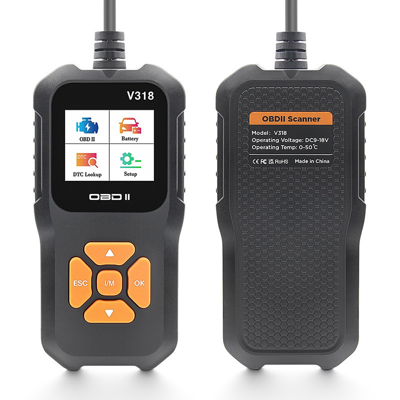 热销v318obd2scanner诊断仪elm327发动机故障汽车诊断仪10种语言