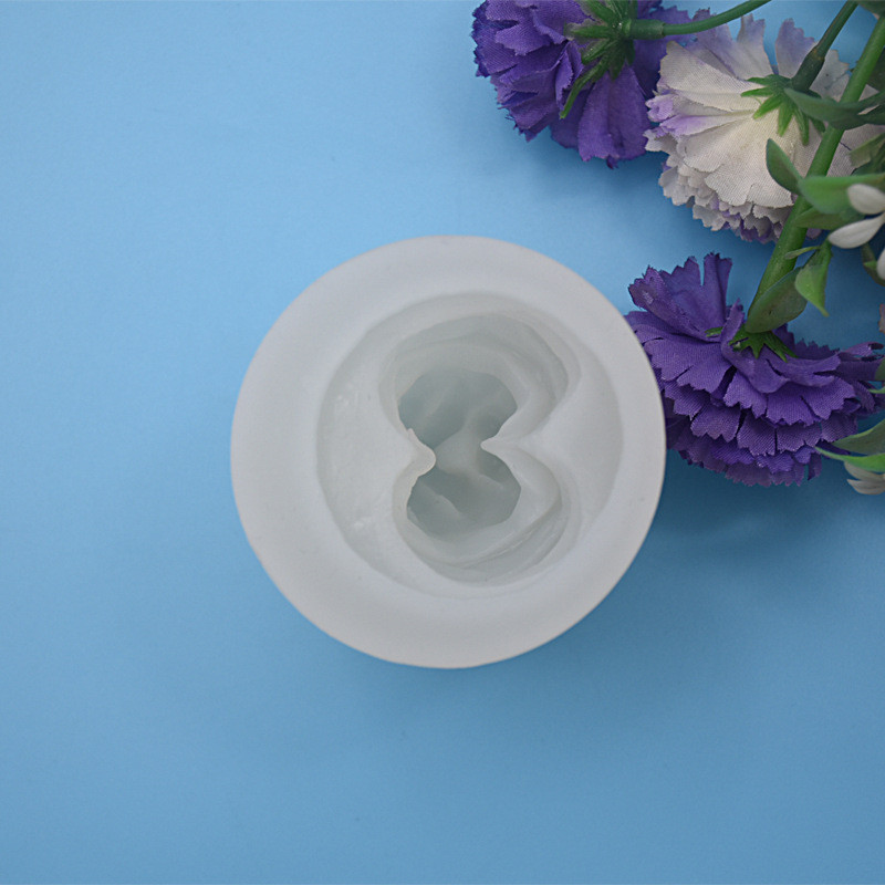 双手合十蜡烛硅胶模具装饰DIY翻糖模具手工皂模具香薰石膏 模