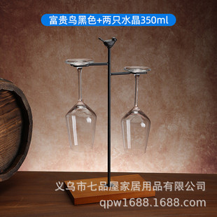 欧式实木红酒杯架子倒挂悬挂摆件酒柜家用装饰轻奢吊杯展示架高脚