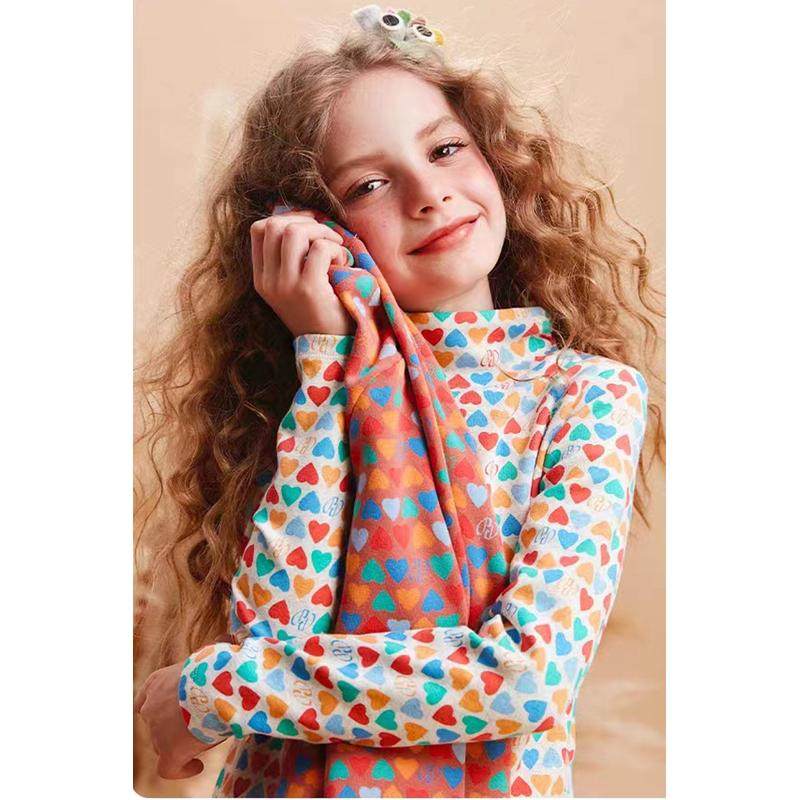 儿童单德绒弹力保暖衣春秋小女孩宝宝长袖高领打底衫秋冬,童装/婴儿装/亲子装,保暖上装,淘宝优惠券,粉丝福利购,淘宝优惠卷