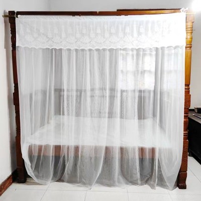 单门农村老式架子床蚊帐家用2024床帐新款子老式罩子可l^老式蚊帐