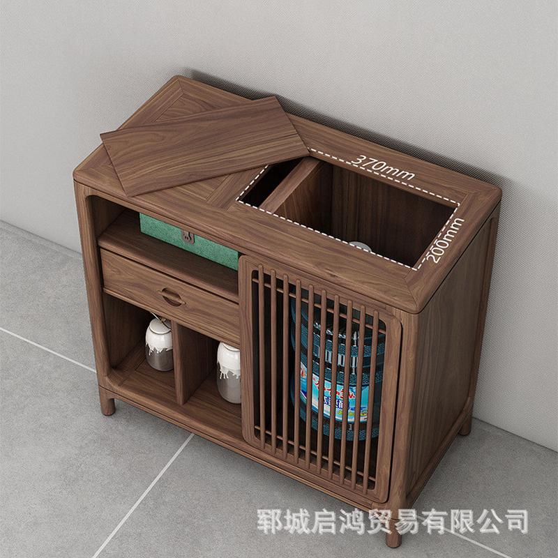 热销实木创意餐边柜老榆木茶水柜方形木质储物柜整理柜茶水柜子