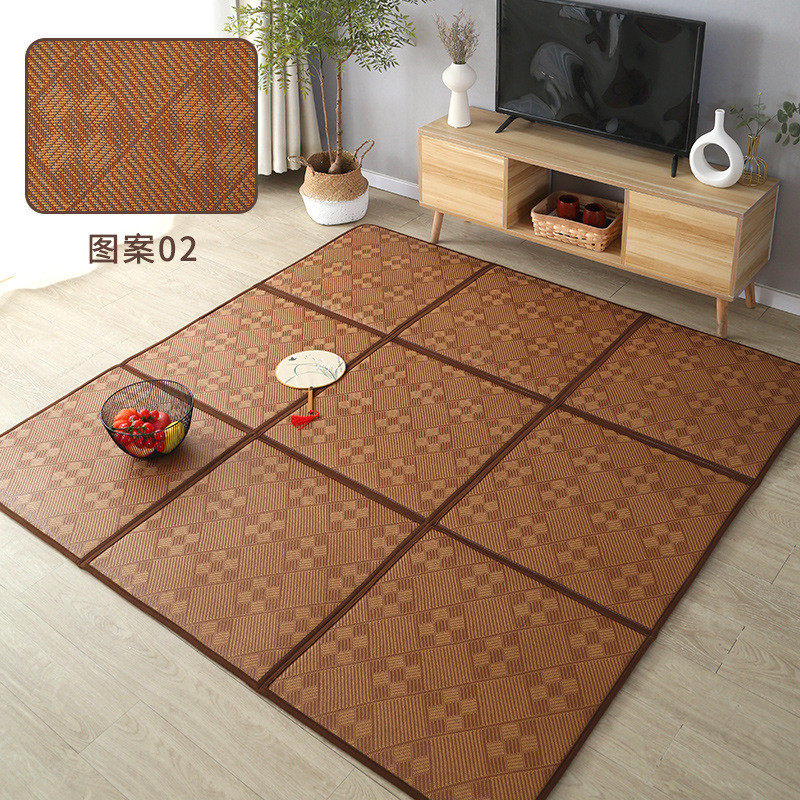 si6k凉席可折叠藤席地毯榻榻米垫客厅儿童爬行垫拼接夏季垫子午睡,居家布艺,地毯,淘宝优惠券,粉丝福利购,淘宝优惠卷