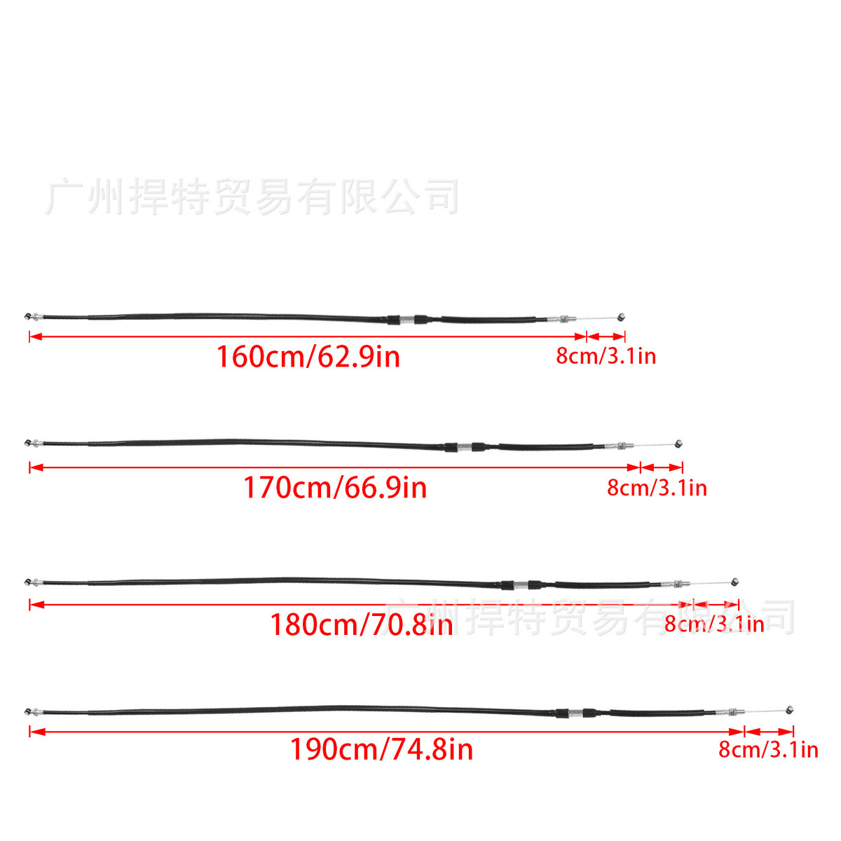 热销印第安侦察兵轻骑兵bobber离合线加高车把加长离合线