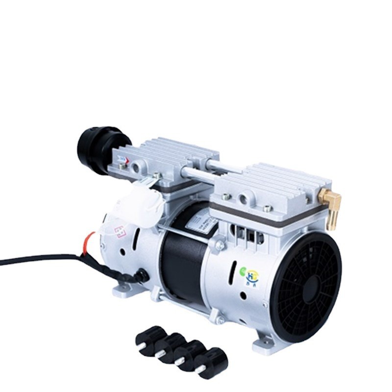 无油增压泵420w空气压缩机静音活塞空压机头小型便携式空气压缩机