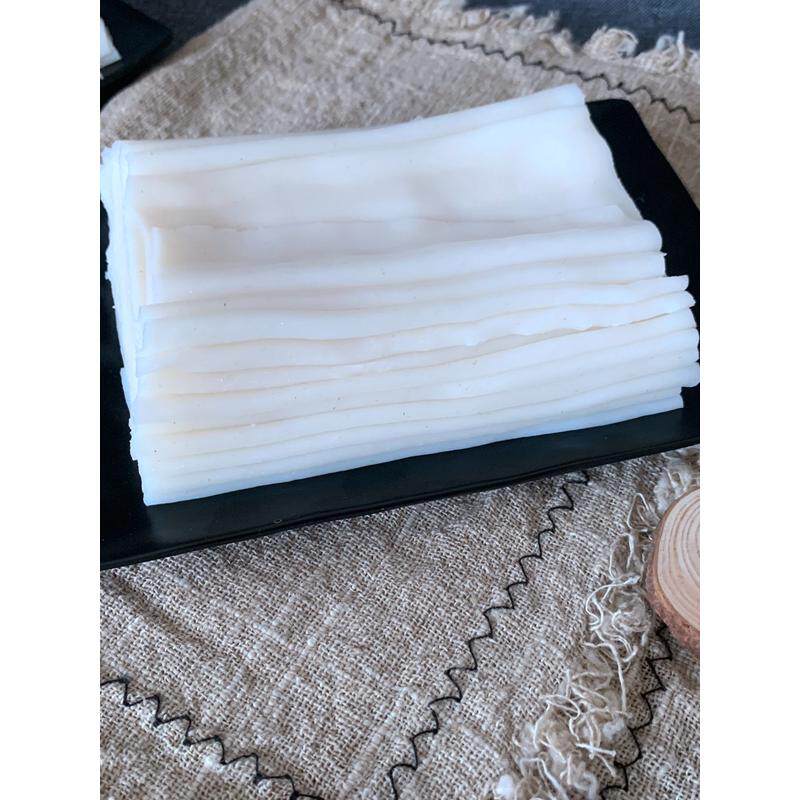 新货湖南长沙新鲜湿米粉扁粉手工粉炒河粉切宽米面盘子粉皮片常德