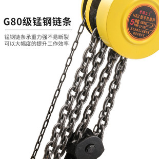 现货hsz圆型倒链手拉葫芦2t3t5t10t环链起重手动手拉葫芦吊葫芦