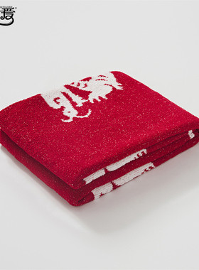 热销伊伊爱tz0nmm2401221半边绒休闲毯多功能龙年盖毯120*150cm/6