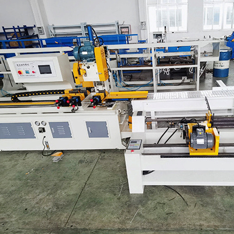 热销切管机倒角机生产线全自动上下料圆管异方管型管切管倒角生产