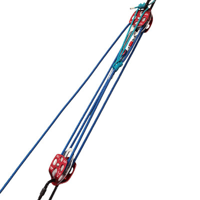热销瑞赛欧滑轮组4省力1：系统重物提拉上升起重器高空吊装动滑轮