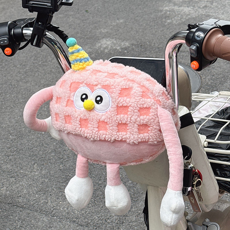 撞头防电动车神器保护垫多巴胺小怪兽玩偶电瓶车儿童宝宝座椅厂家