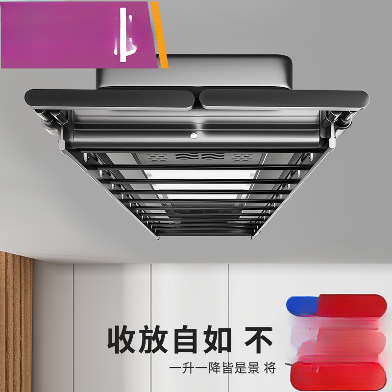 热销声控电动晾衣架升降凉衣架智能遥控全自动阳台晾衣架烘干伸缩