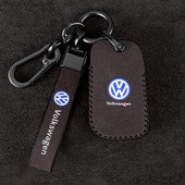 适用大众钥匙套途观l速腾迈腾宝来探岳polo凌度途昂朗逸途岳壳包