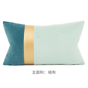 zm6h批发现代靠枕套客厅沙发抱枕长方形午睡小轻奢实木椅子腰枕腰