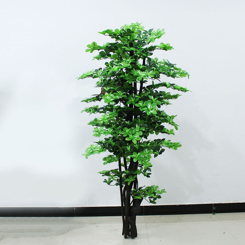 仿真树大型绿植盆栽落地落地装饰酒店大厅批发假树2米仿真木兰花