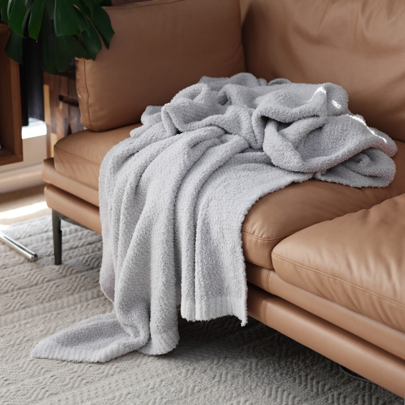 超柔软毛绒毯子午睡休闲毯单人盖毯保暖秋冬软绵绵简约风冬季包邮