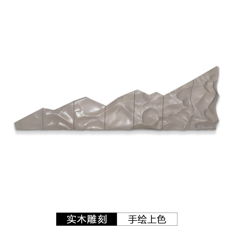 简约现代3d立体画实物装置浮雕客厅沙发背景墙装饰画手绘油画挂画