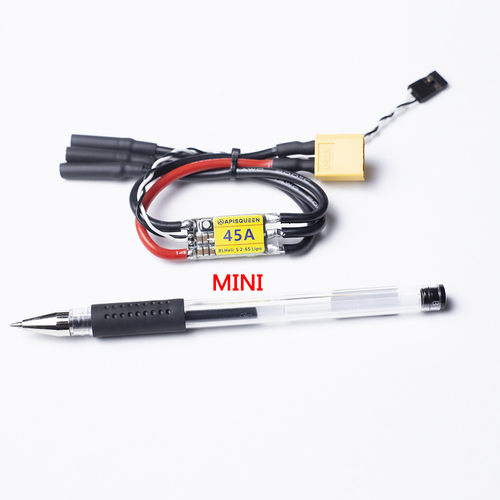 热销apisqueen单向/电调mini双向24v45a水下推进器无刷电机防水