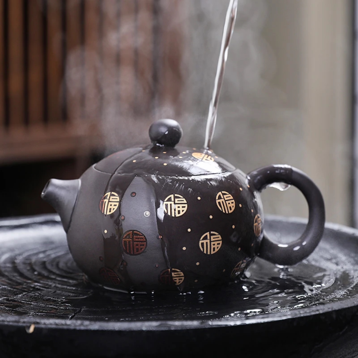 遇热变色紫砂壶西施壶凤鸣壶功夫茶具家用泡茶壶防烫冲茶器大容量