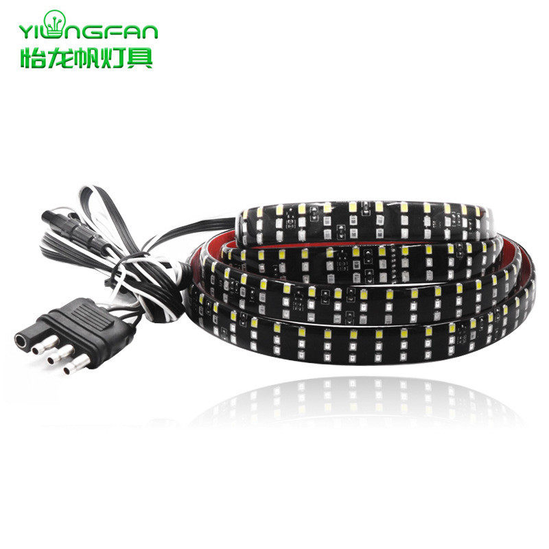 批发新款滴胶皮卡车4PIN三排三色刹车流水转向尾灯条 LED卡车灯条,自行车/骑行装备/零配件,自行车灯,淘宝优惠券,粉丝福利购,淘宝优惠卷