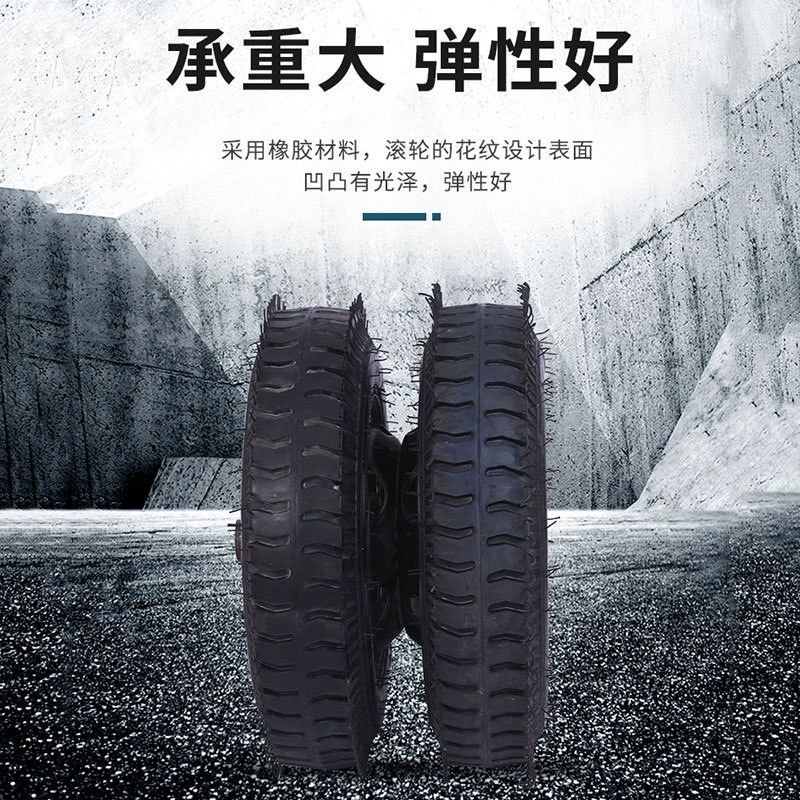 热销压条橡胶农机设备成套钢圈花纹充气轮胎加厚农机拖车配套用轮