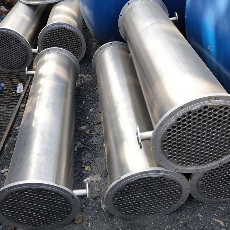 热销不锈钢冷凝器全不锈钢316换热冷凝器半列管式板式列管冷凝器
