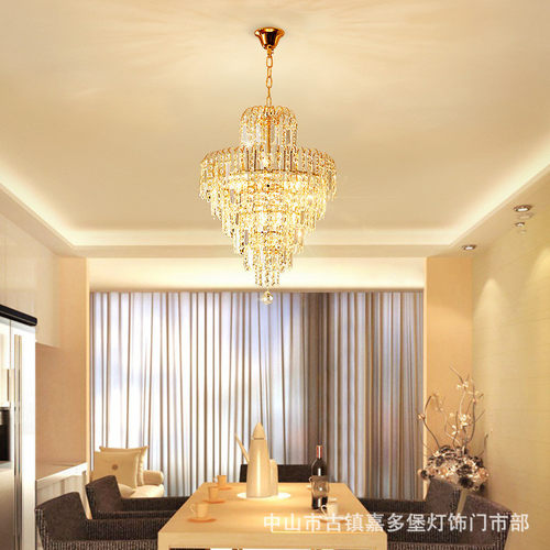 热销创意餐厅个性灯具现代简约led大气温馨饭厅吊灯客厅灯水晶吊