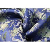 喜上眉梢纹香云纱50姆米织锦缎色织提花服装 桑蚕丝面料丝绸布料