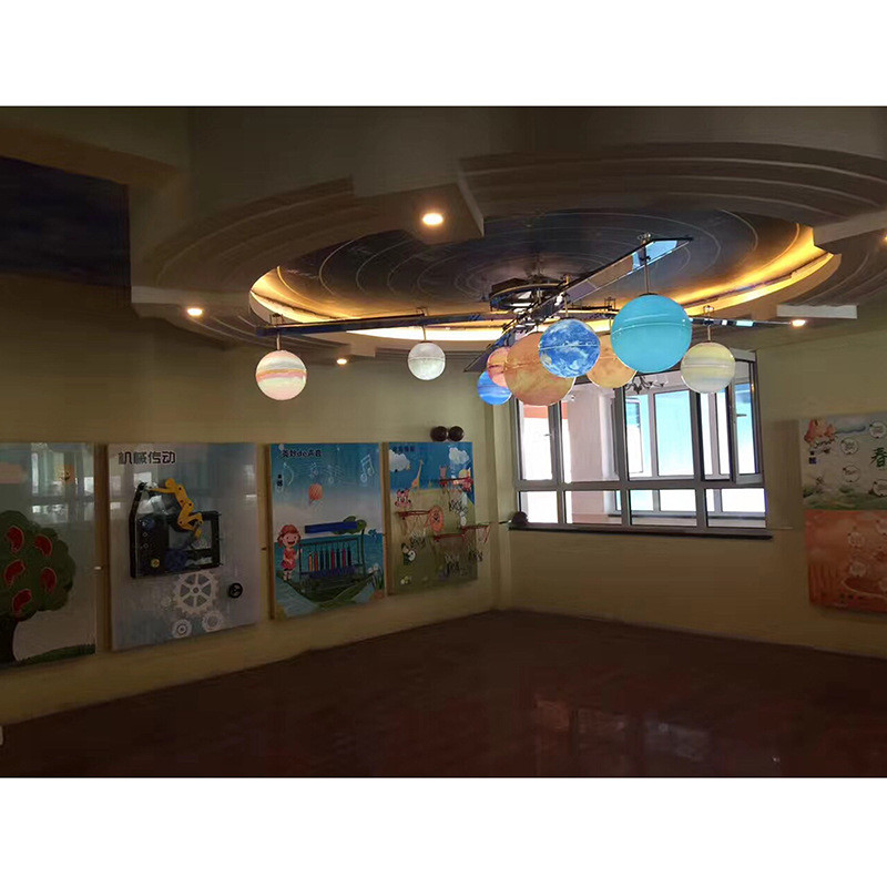 幼儿园小学科学小板科学区墙面游戏操作板海底滚珠蒸汽火车