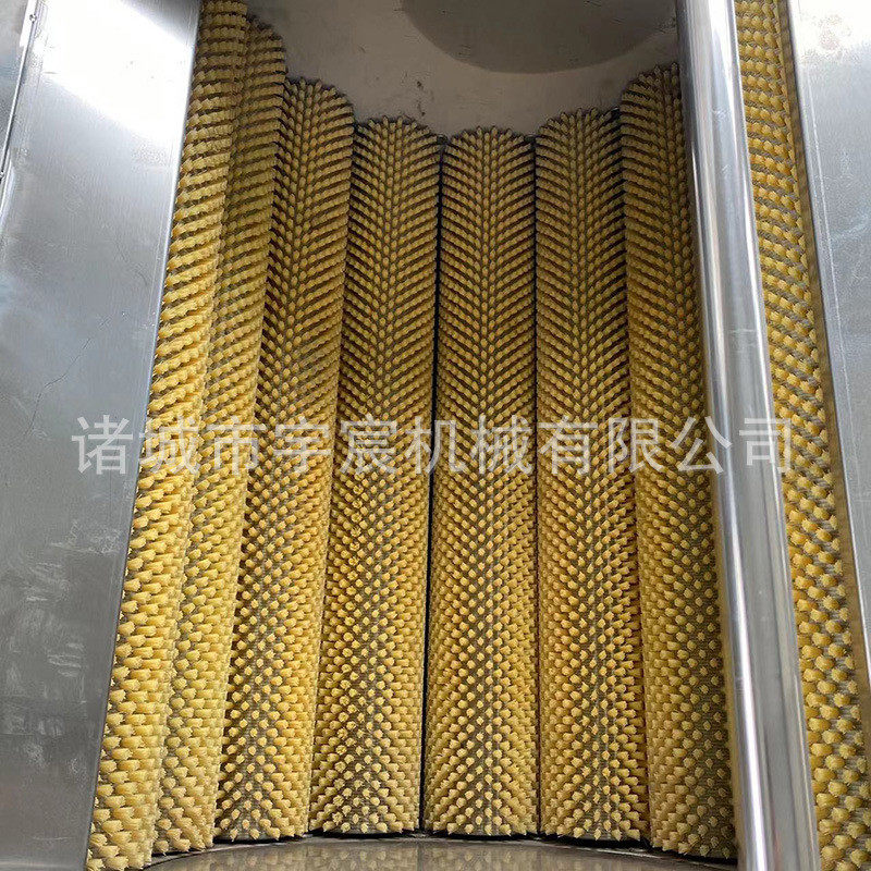 热销何首乌岑麦冬毛辊去皮清洗机半夏黄马蹄脱皮机猪蹄猪耳朵清洗