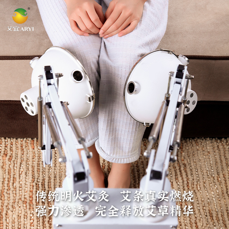 艾宜艾灸灸具双头艾灸器 艾灸器具艾灸盒家用艾灸熏蒸仪器一体机