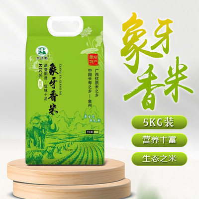 2024新米当季超长粒象州象牙香米软糯大米新鲜猫牙丝苗米农家细米