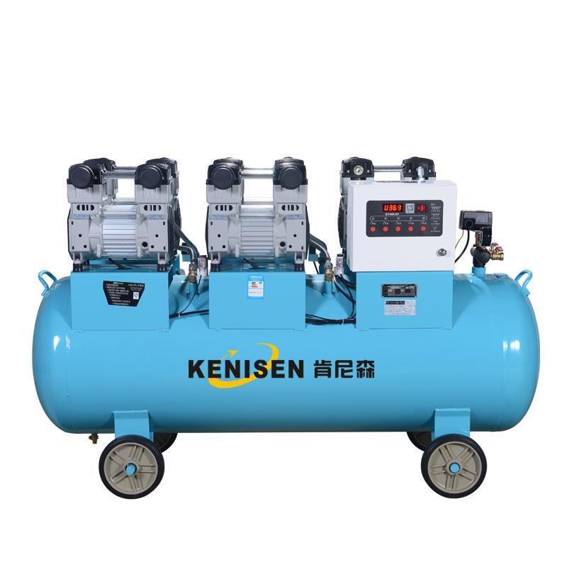 热销打气泵空压机7.5kw小型高压无油工业级汽修380v220v大型家用