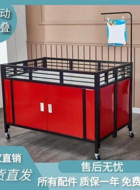 服装店花车货架售货车超市促销车甩货车展示台折叠商场花车金属