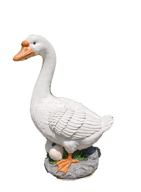 0wyv仿真户外小花园鸭子鹅摆件公园别墅阳台幼儿园草坪造景装饰工