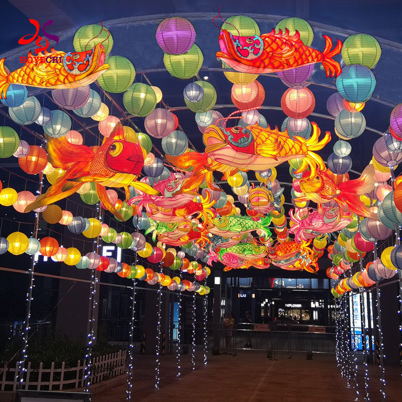 热销源头工厂节日节庆风景区主题公园蛇旅夜游通道装饰彩灯文年花