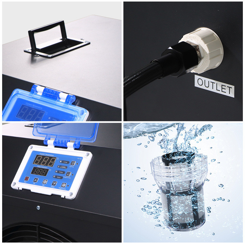 奇龙冰浴泡澡机冰浴款直供冷水机运动员健身冷疗冰桶直机制冷