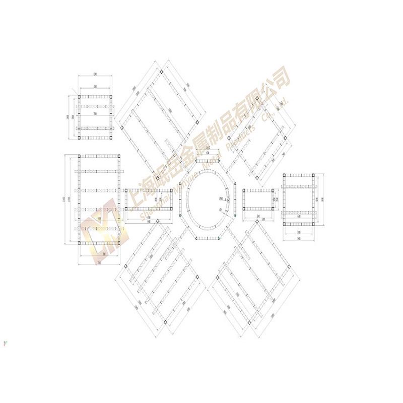 热销异形吊顶铝合金桁架架婚庆活动灯光组合背景架喷绘龙门架厂家