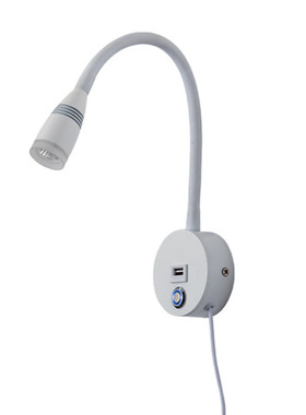 led壁灯简约壁灯床头灯阅读室内触控三色无极调光室内壁灯