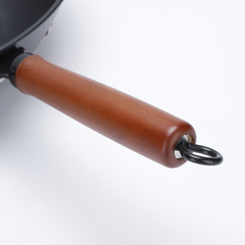 热销厂家直供锅32cm铁锅不粘炒锅家用炒菜锅通用无涂层煎炒网爆品