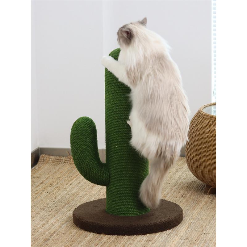 网红仙人掌猫爬架一体猫抓板立式不掉屑猫玩具攀爬剑麻