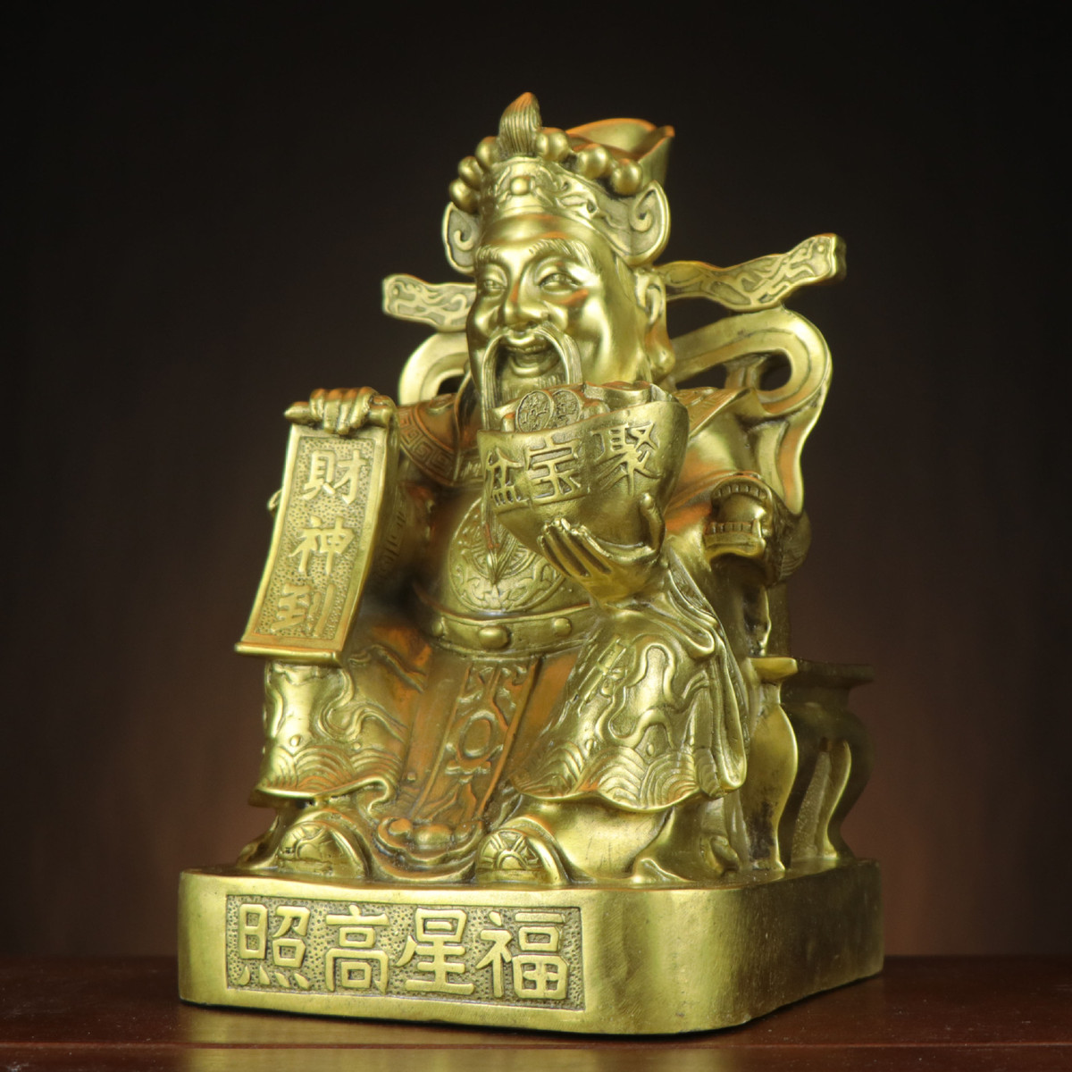 热销财神铜记铜杨福星高照财神文财神福星高照财神到