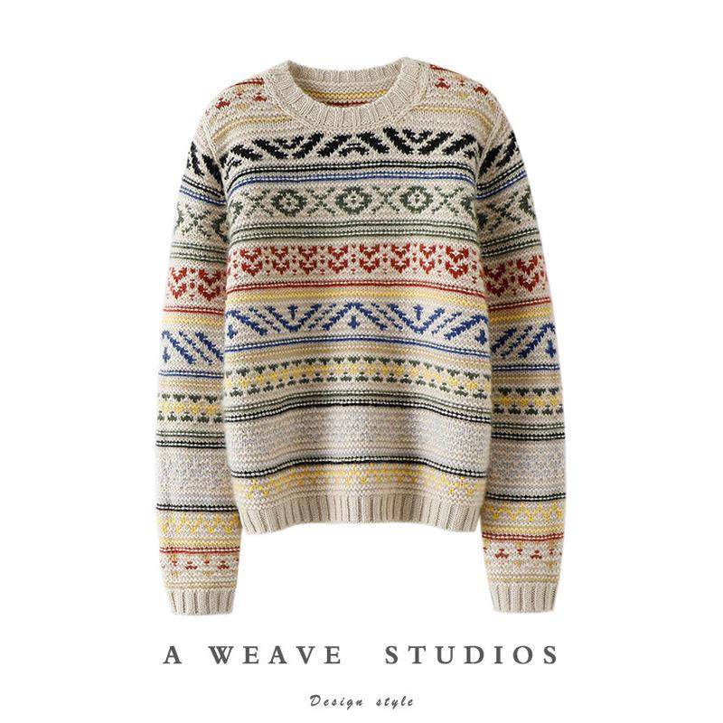 美过整个冬天~优雅与气场重磅加厚！衫女圆领纯毛衣宽松,女装/女士精品,羊绒衫,淘宝优惠券,粉丝福利购,淘宝优惠卷