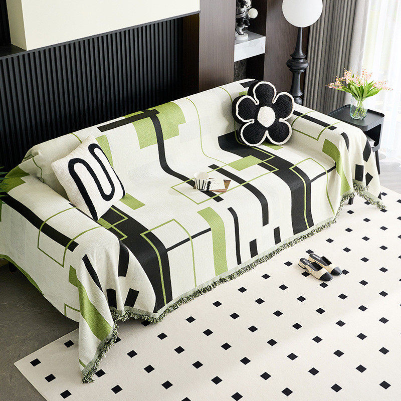 高克重方格沙发巾现代简约批发新款现货风雪尼尔四季通用沙发巾,居家布艺,沙发垫,淘宝优惠券,粉丝福利购,淘宝优惠卷