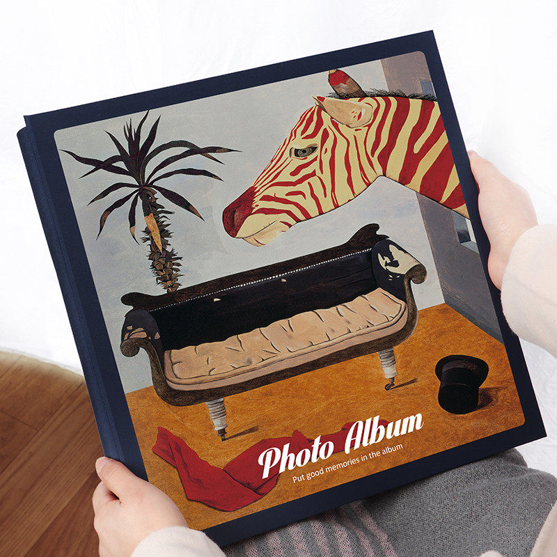 大容量自粘式5寸6寸手工DIY相册本家庭版影集宝宝成长纪念册相簿