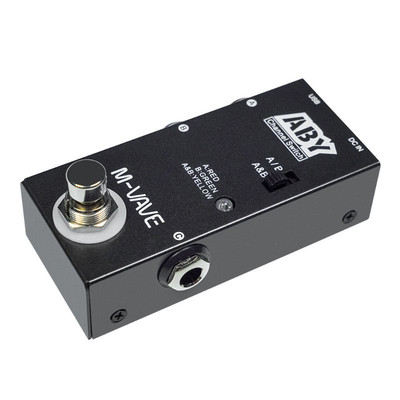 热销m-vave路线选择器盒音频分线器吉他效果器线路ababy选择单块