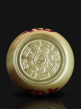 中式黄铜福字葫芦开口空心铜器工艺品家居摆件办公室福百批发金属