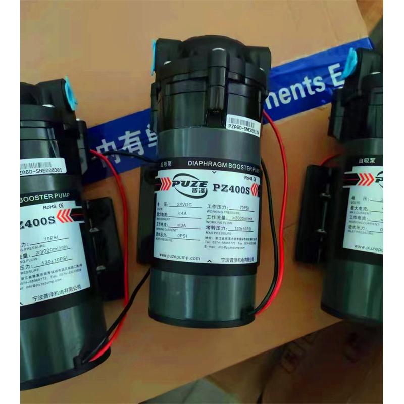 售水机电机普泽水泵净水器增压RO反渗透净水器无桶泵600G800G水泵
